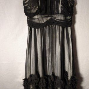 Oleg Cassini, beautiful short strappy party dress. Size 4.